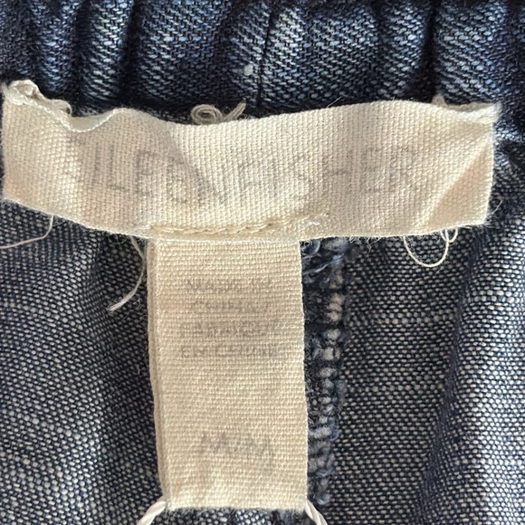 Eileen Fisher Organic Cotton Tencel Pull On Chambray Pants - NWOT - Size Medium - Picture 3 of 4
